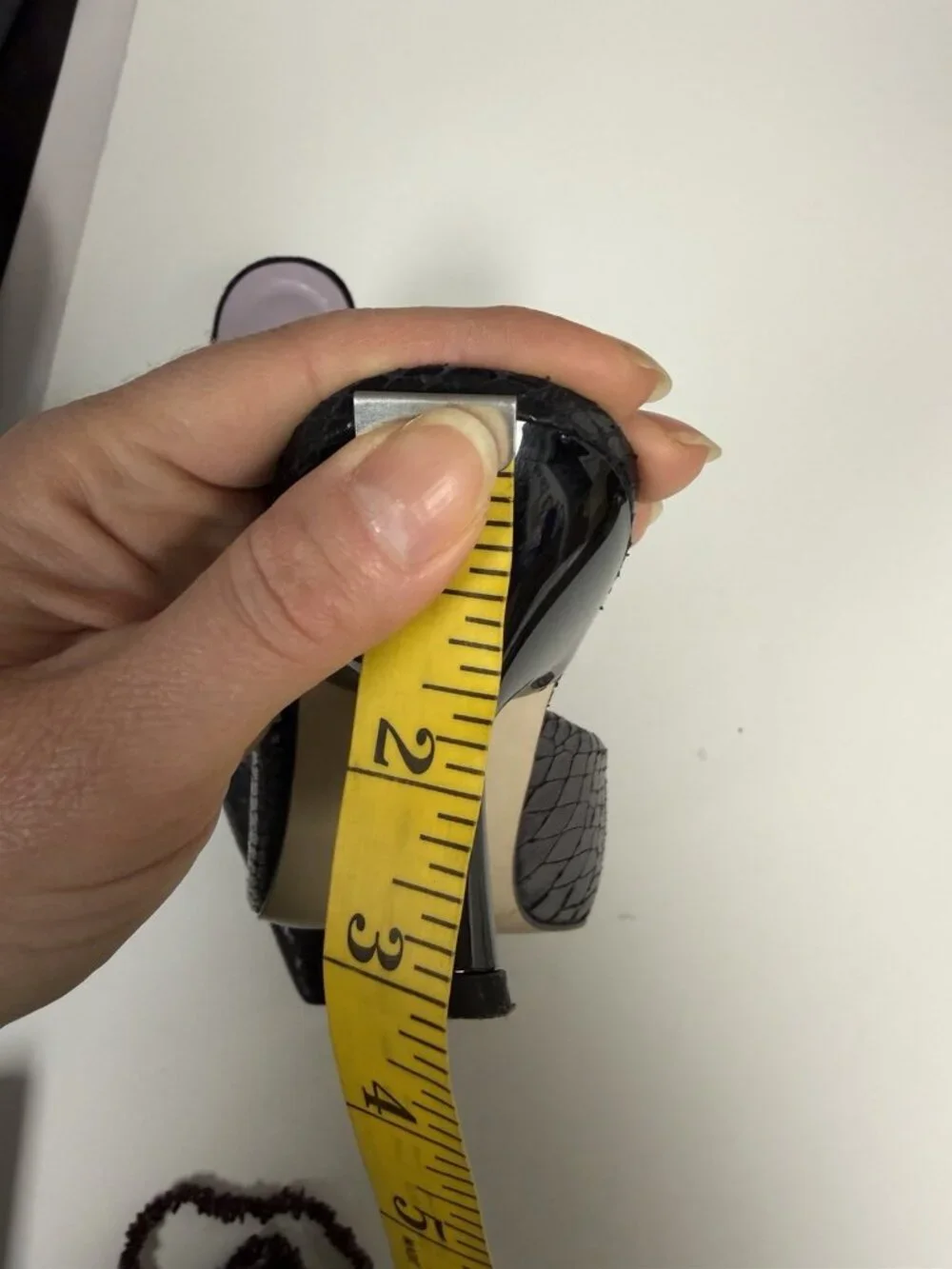 Bloomingdale's Vtg Y2K Kitten Heel Mules Black Leather Pointed Toe Whimsy Goth - Picture 9 of 11